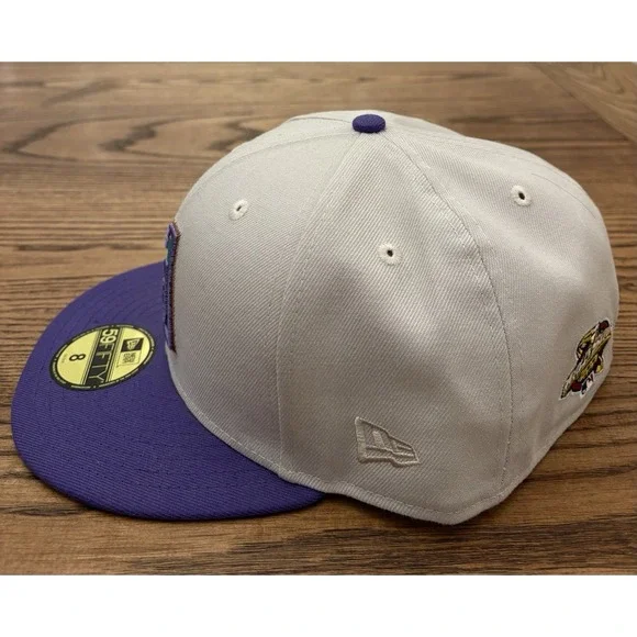 Vintage Arizona Diamondbacks 2001 World Series Hat New Era Size 8 NWT - Picture 2 of 6